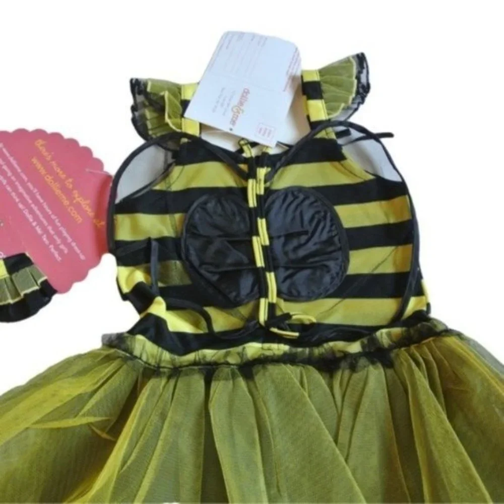 Dollie & Me Bumble Bee Dress Up‎ costume 4 NWT